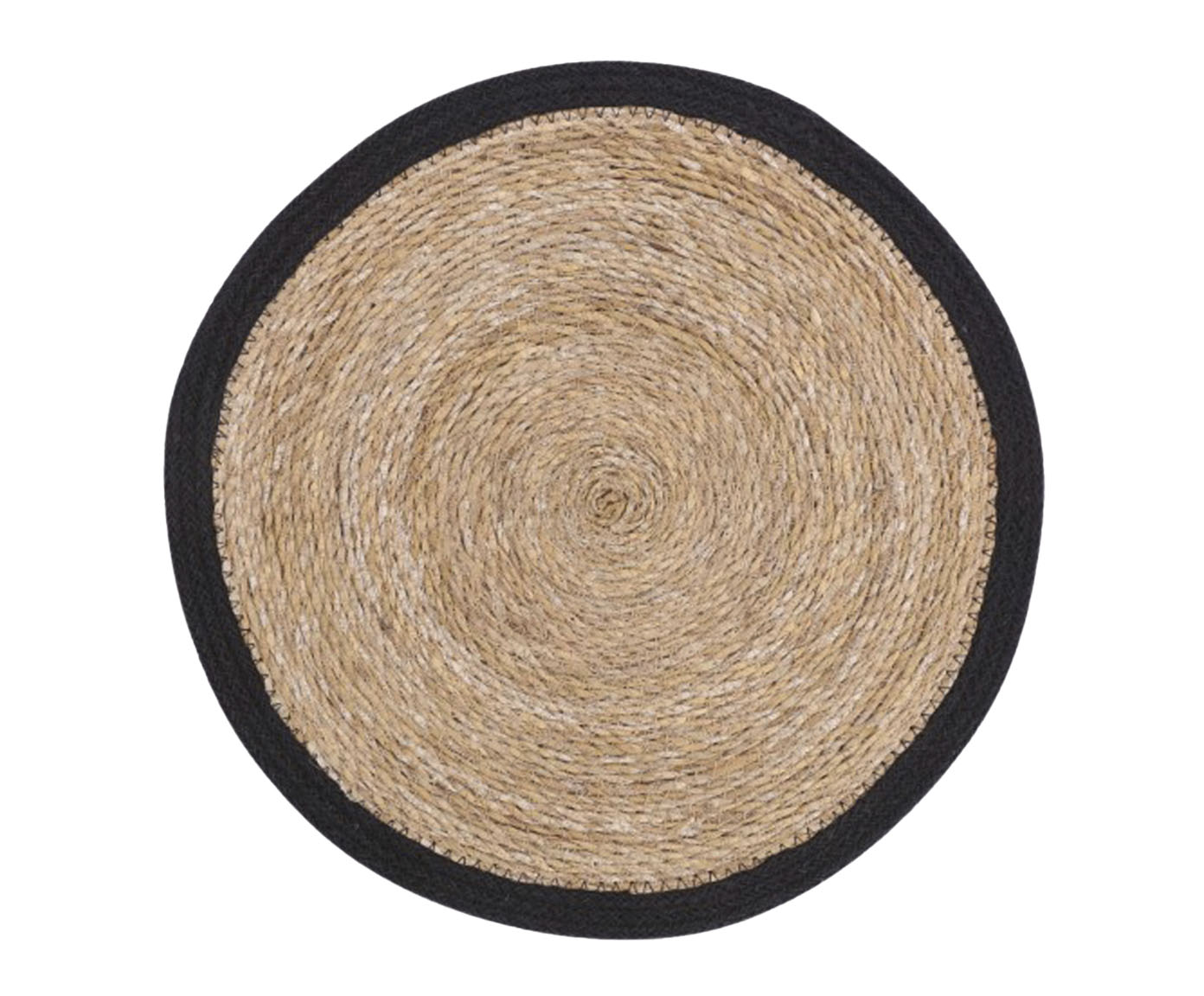 Sousplat em Juta Select Natural Preto - image 0