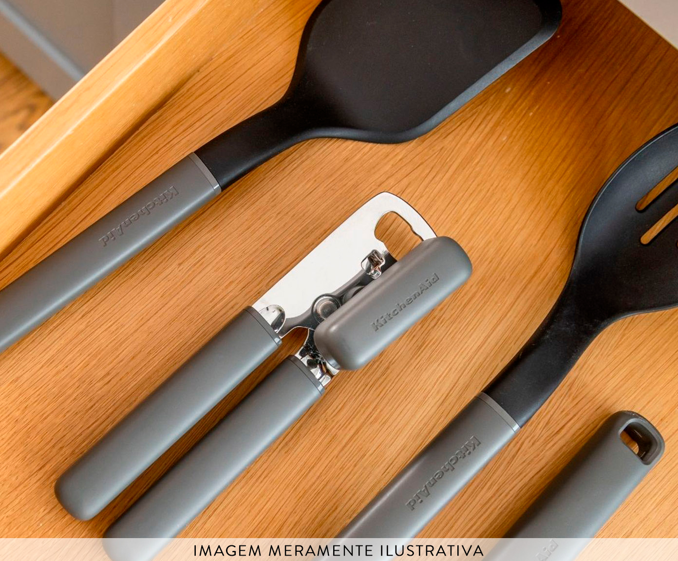 Abridor de Latas Dois em Um Kitchenaid Cinza image number 4