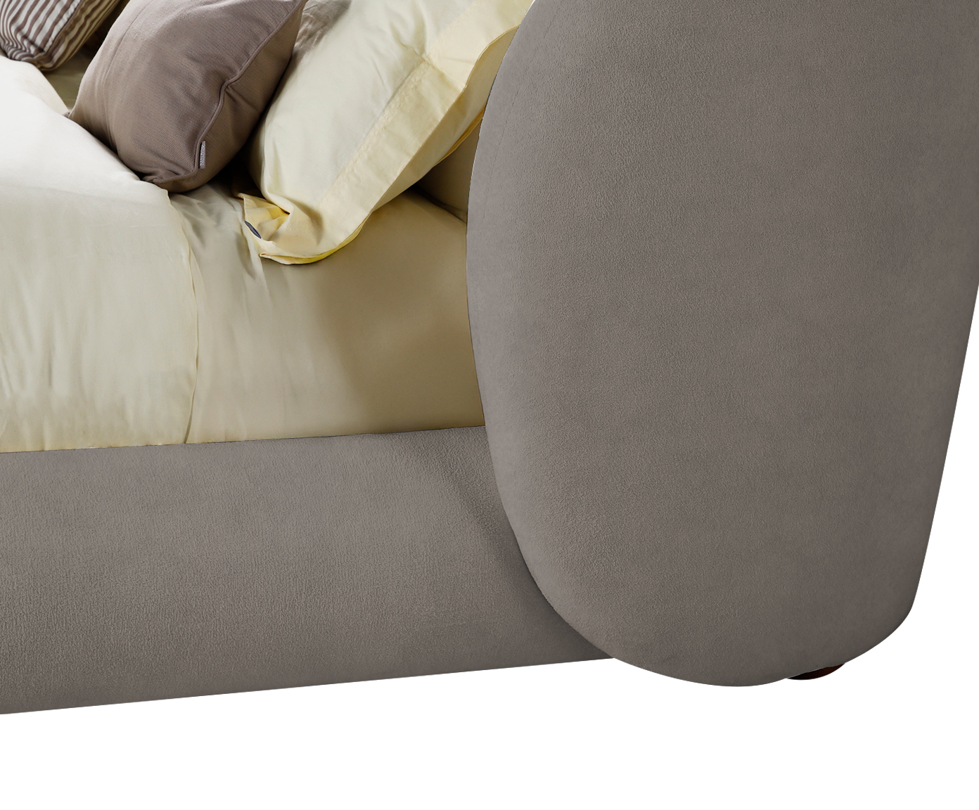 Cama Lumie Veludo Soft Cinza image number 4