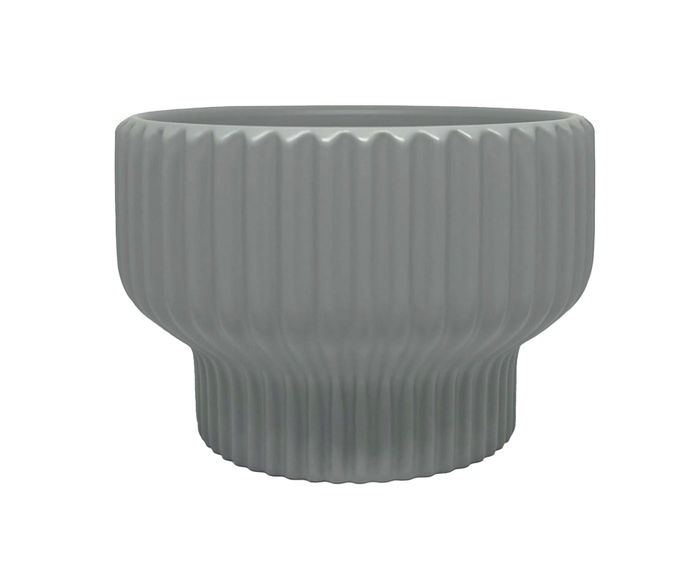 Vaso Modern Stripes Cinza image number 1