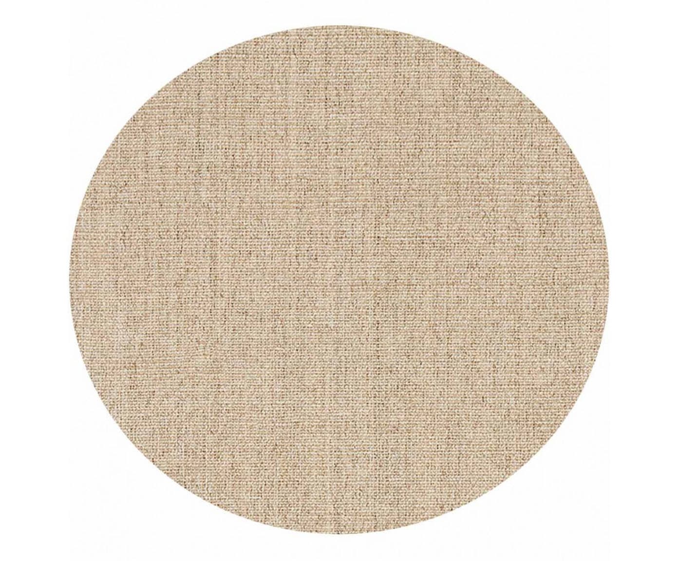 Tapete Redondo Debrum Boucle Bege - image 1