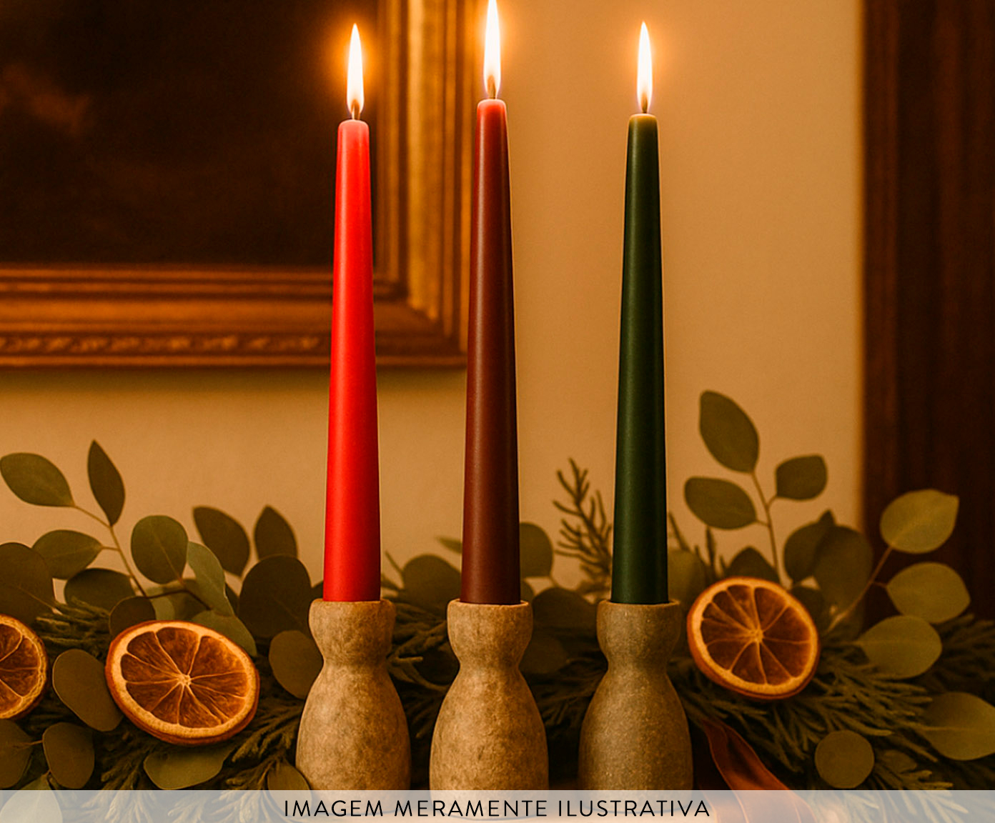 Velas para Casti&ccedil;al Mix and Match Natal - 6 pe&ccedil;as image number 3