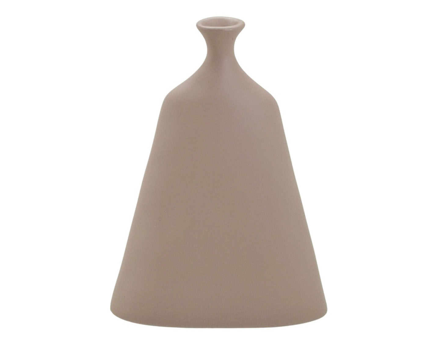 Vaso Darrel em Cer&acirc;mica - Marrom - image 0