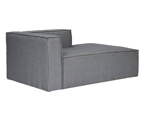 Sof&aacute; M&oacute;dulo Chaise Mensa Cinza Escuro image number 2