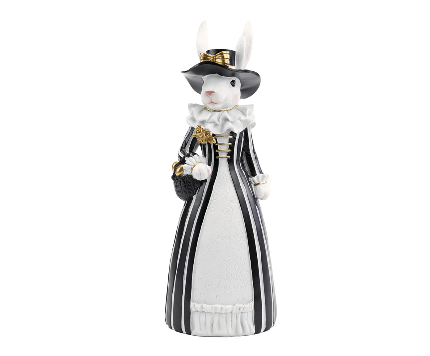 Coelha em Resina Vestido Vitoriano Black Label image number 0