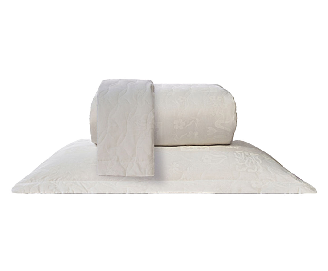 Jogo de Cobre-Leito Percalle Estampado All White 200 Fios image number 0
