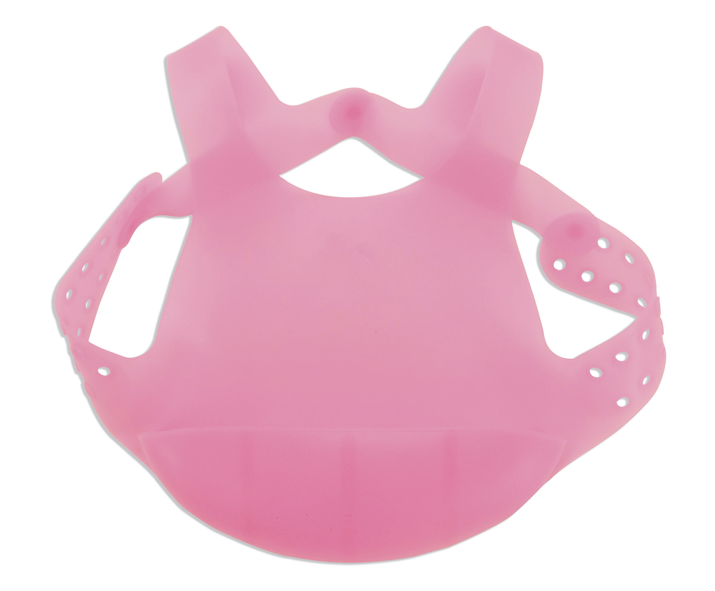 Babador de Silicone com Cinta Rosa image number 0