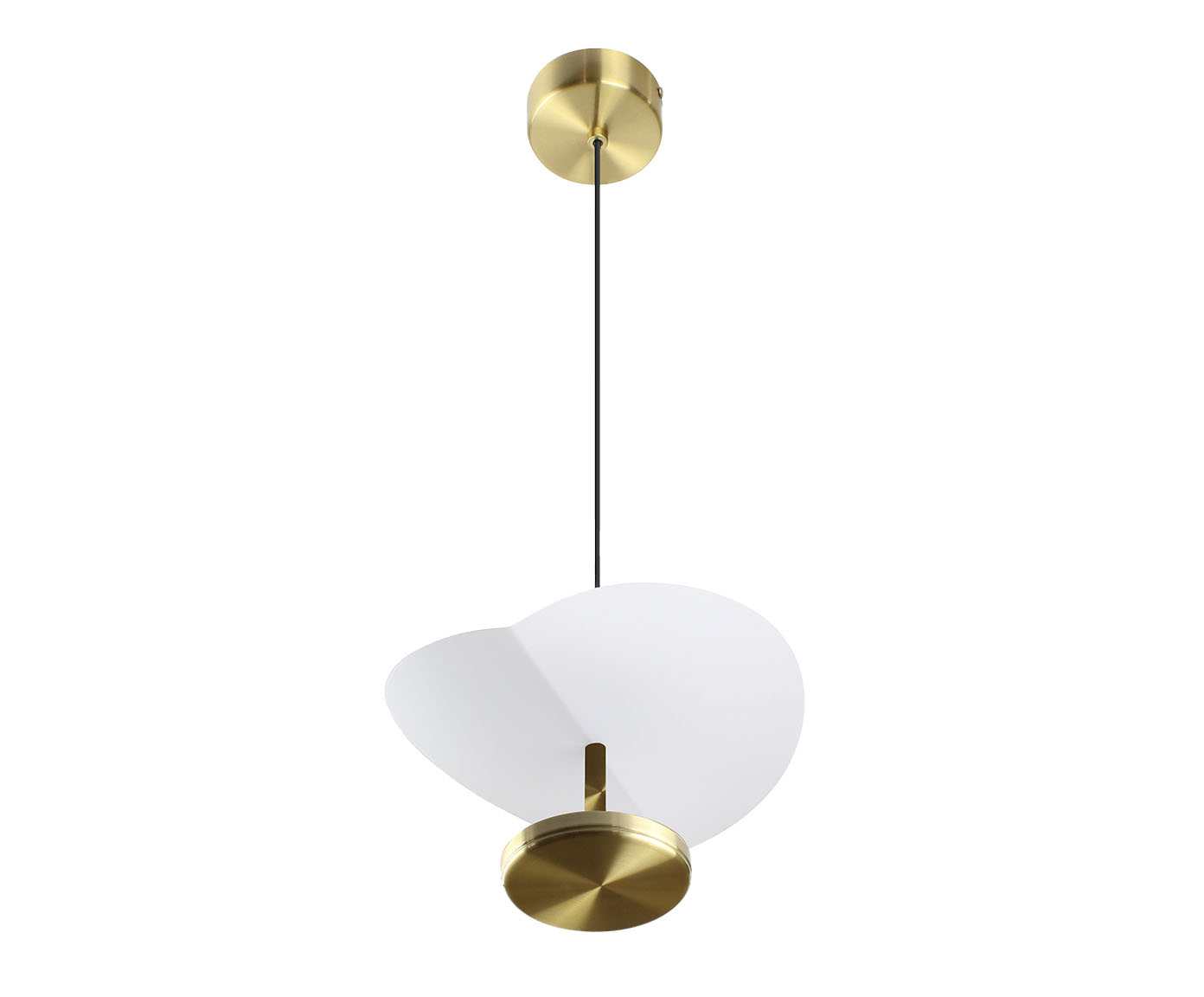 Pendente Led Up Dourado Escovado Bivolt - image 0