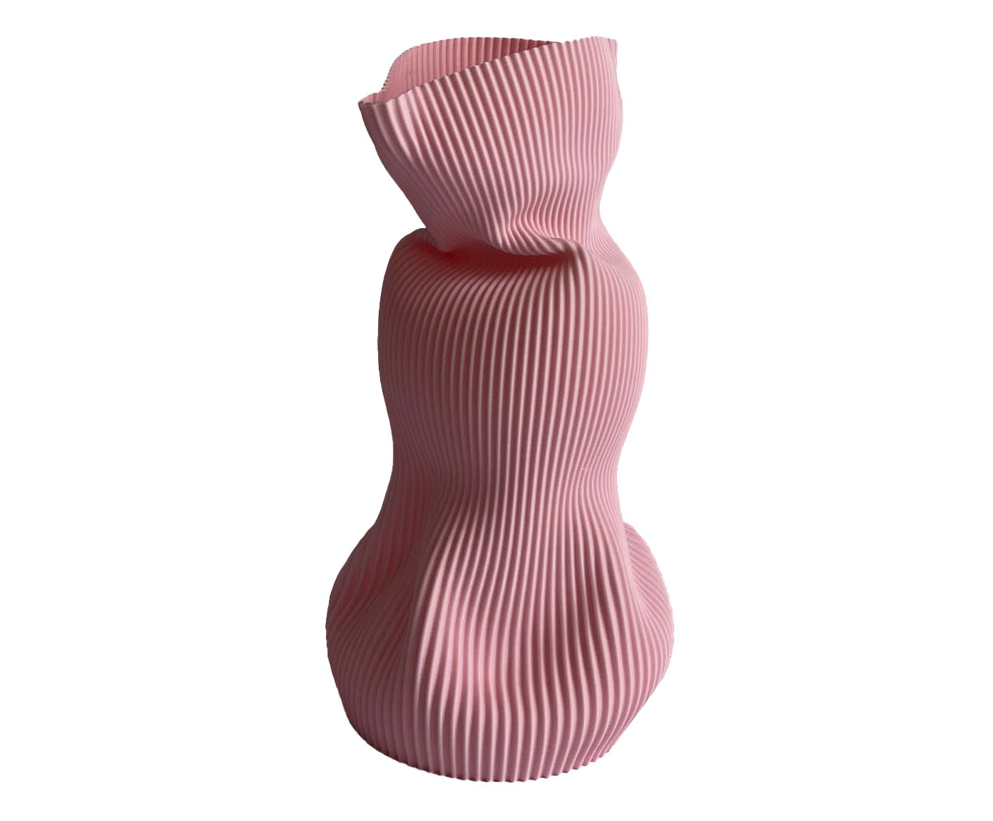 Vaso Amassadinho Grande Rosa image number 0