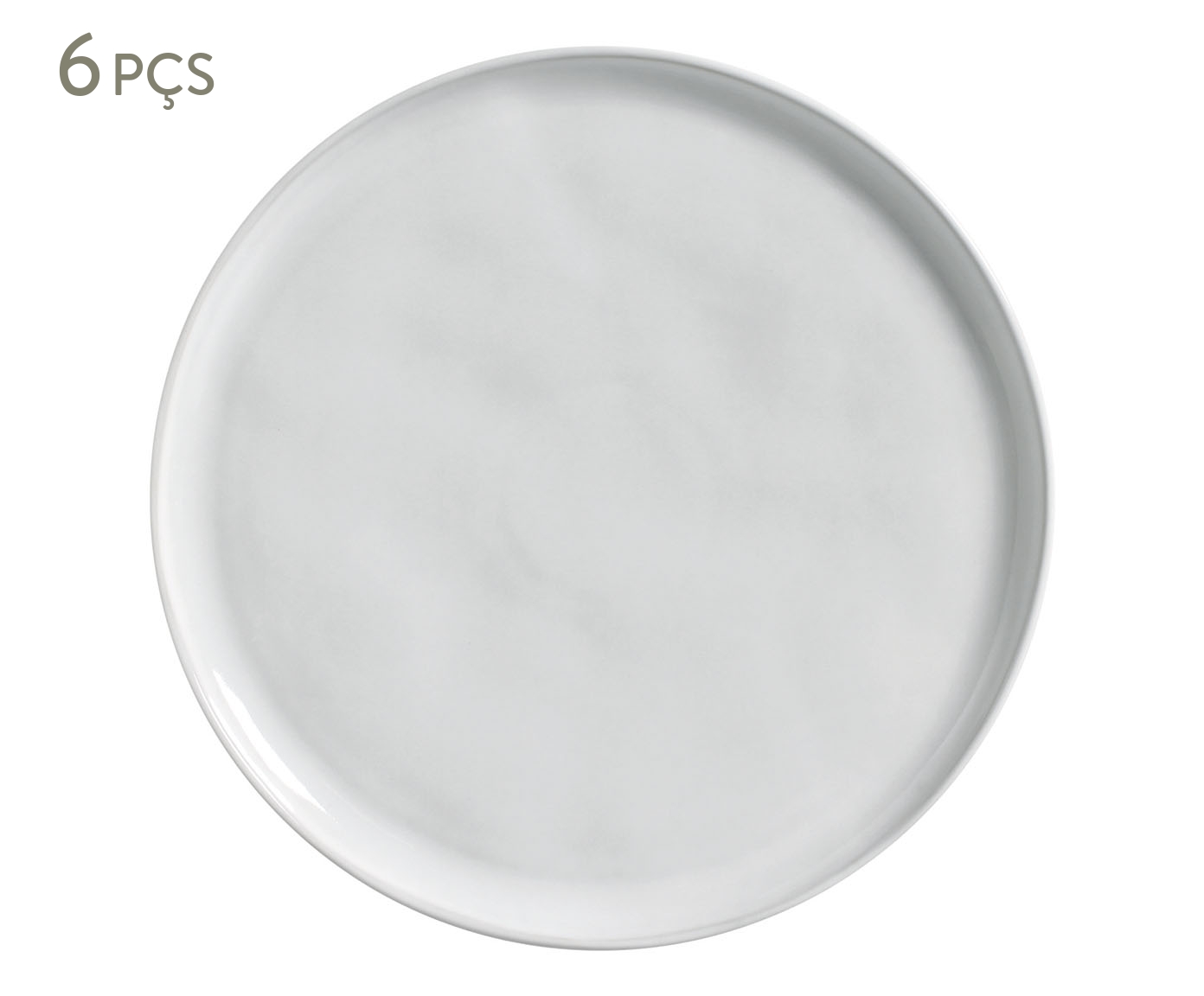 Jogo de Pratos Raso Bio New White image number 0