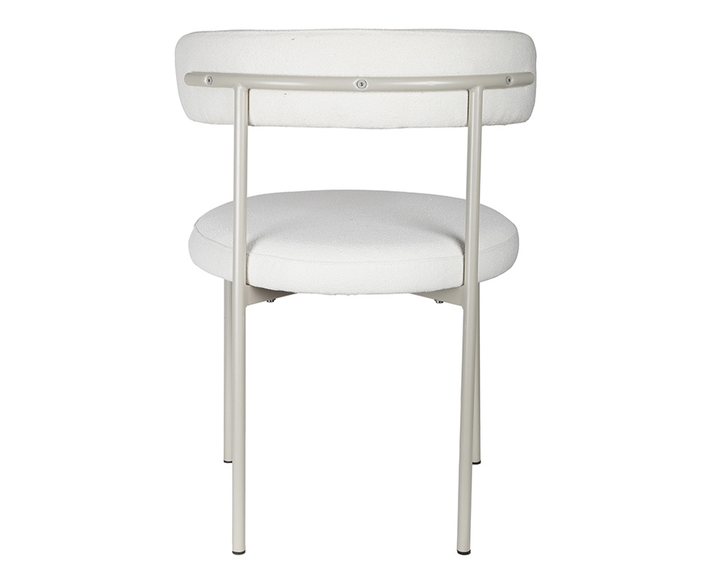 Cadeira Serena Boucle Off White Base Areia image number 4