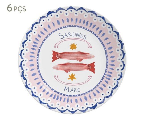 Jogo de Pratos para Sobremesa Di Mare Azul - image 0