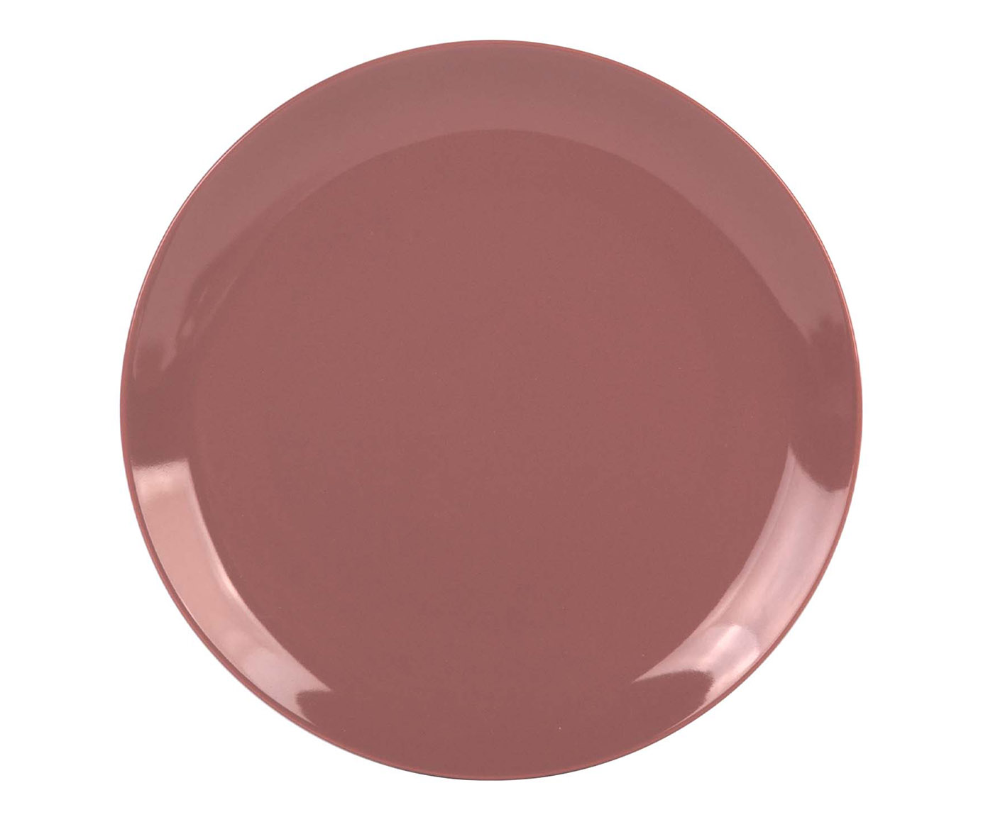 Prato Raso Mix And Match em Porcelana Vermelho Blush - image 0