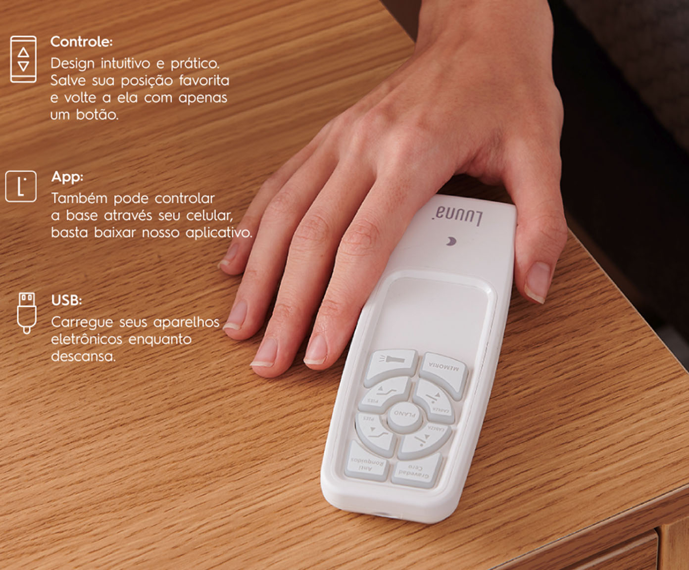Cama Articulada Luuna Rise - Casal image number 4