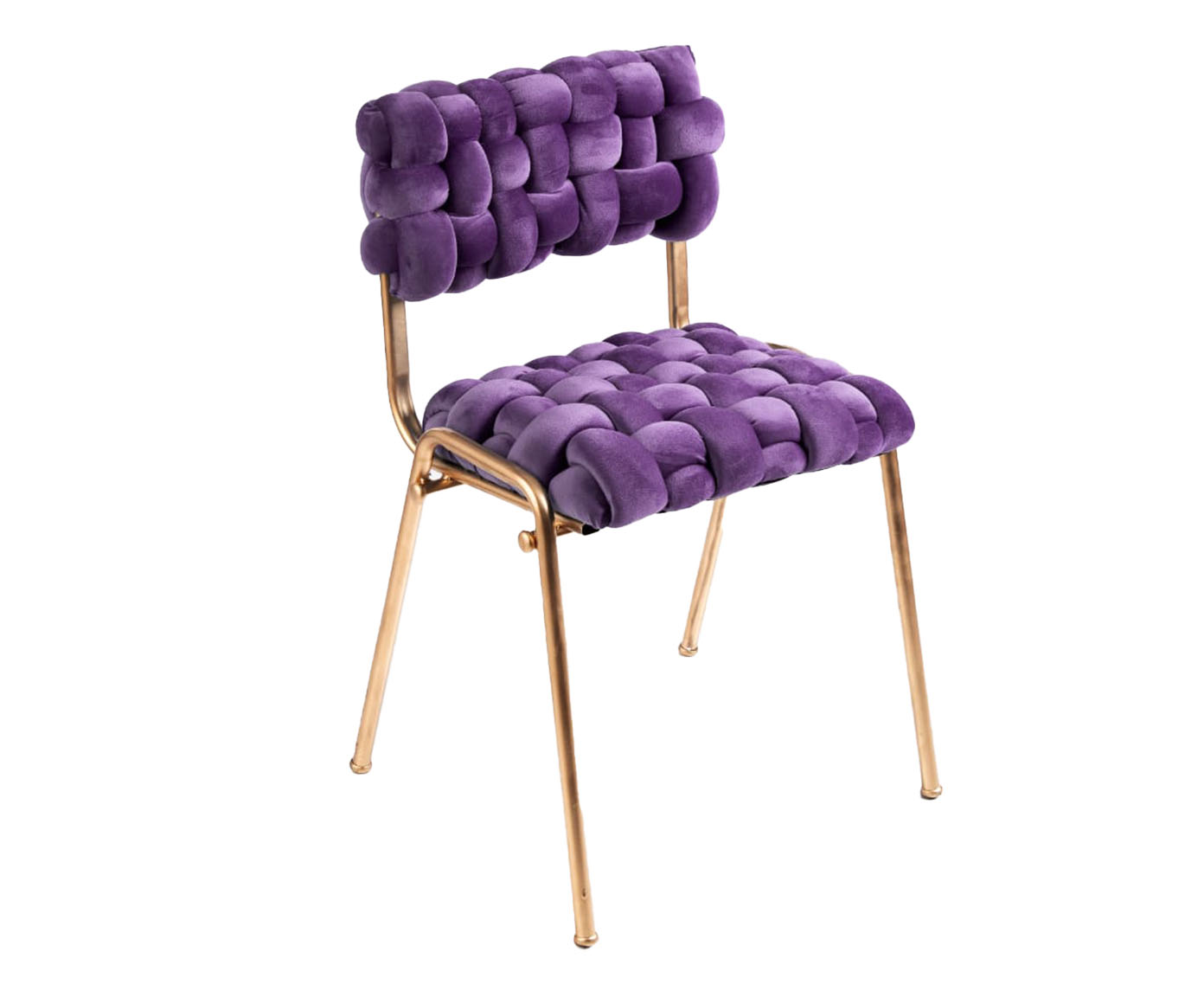 Cadeira em Veludo Nivus Roxo - image 0