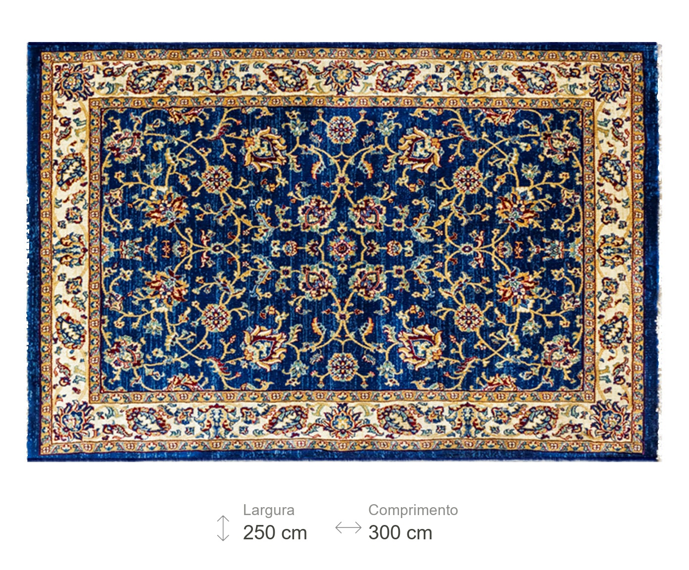 Tapete Turco Kasakh Azul image number 1