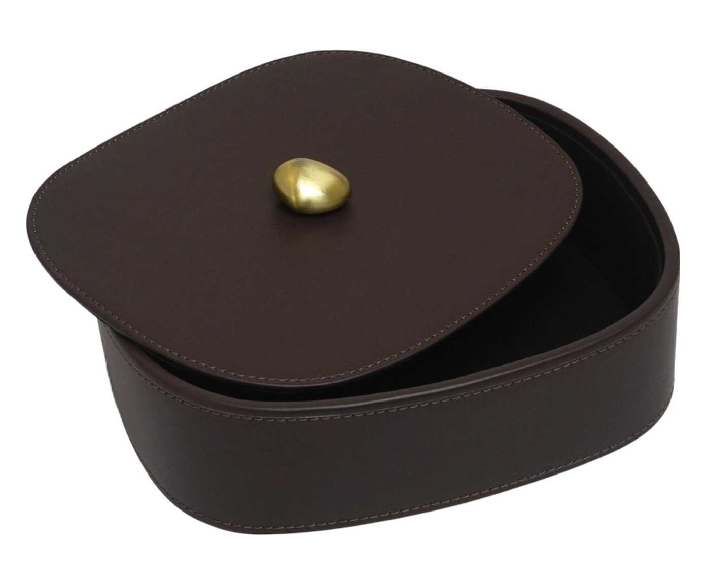 Porta-Objetos Decorativo Armaz Dourado e Marrom image number 2