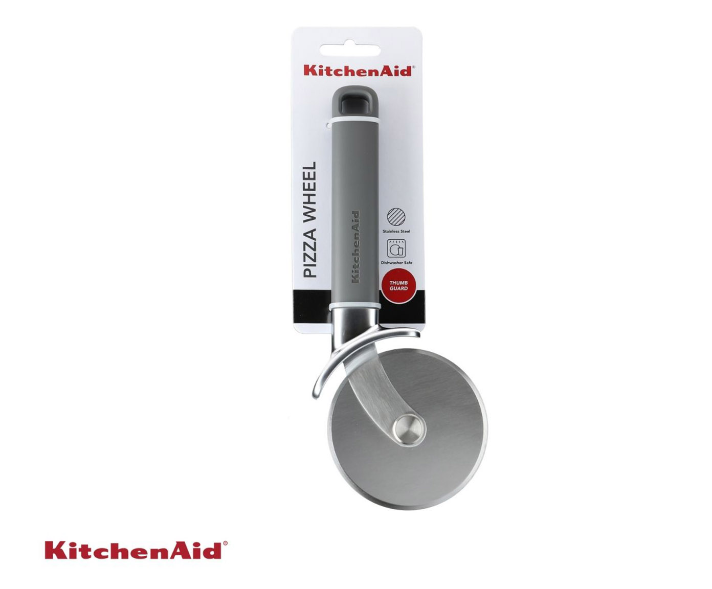Cortador de Pizza Profissional em Inox Kitchenaid Cinza image number 4