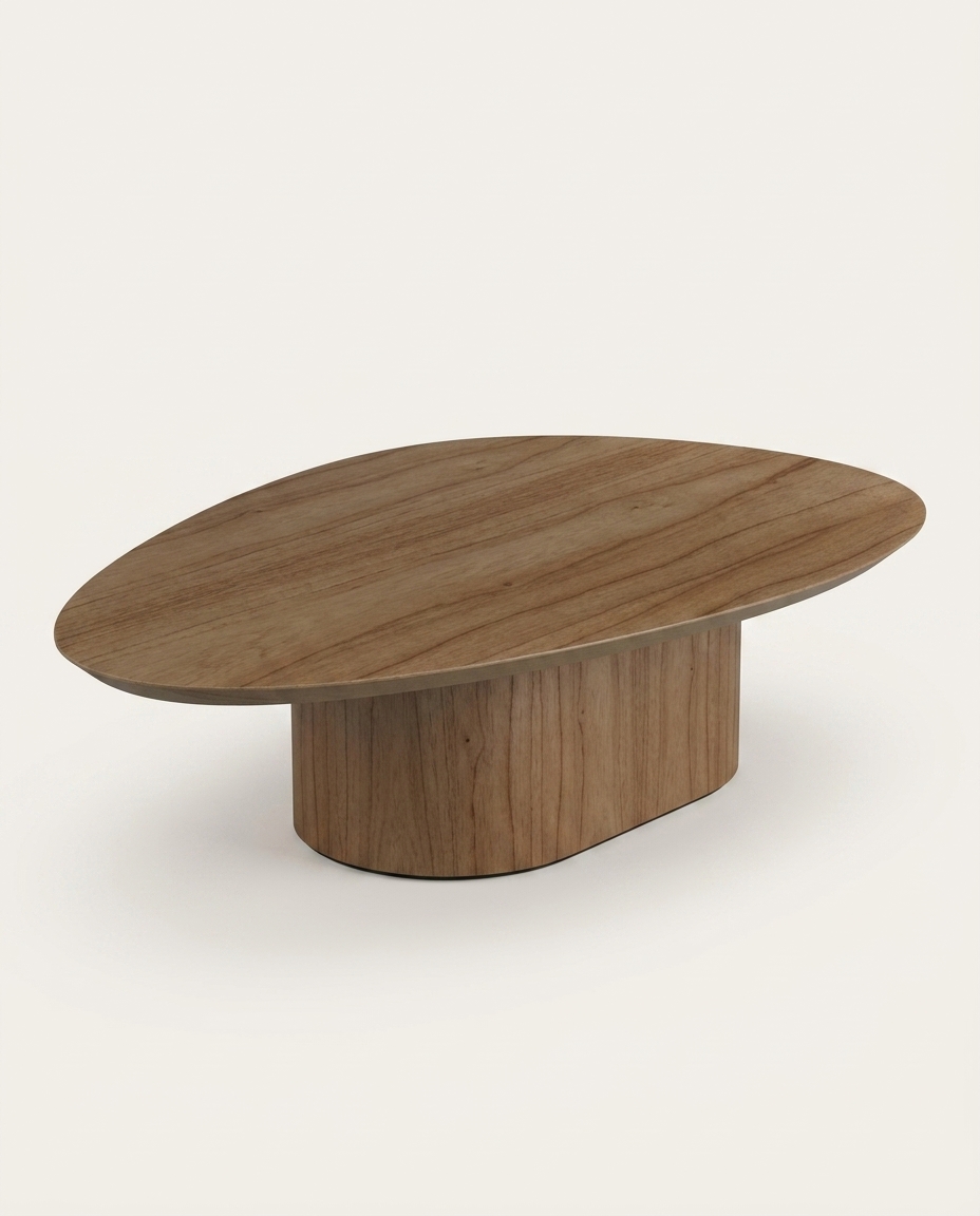 Mesa de Centro Org&acirc;nica Castanho image number 3
