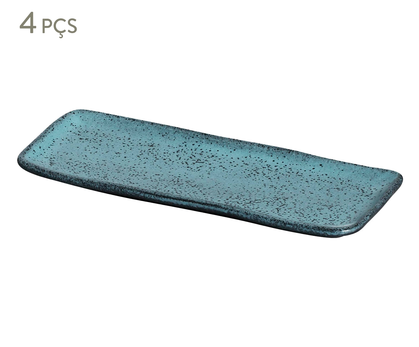 Jogo de Travessas Retangular Pequena Night Sky Azul - image 0