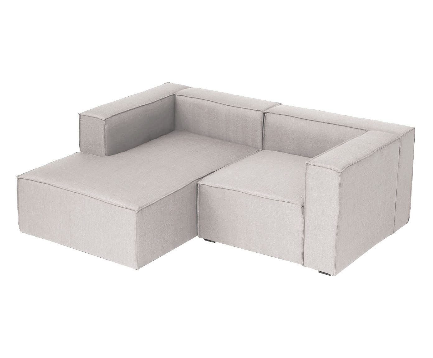 Sof&aacute; 2 M&oacute;dulos Chaise Esquerdo Mensa Fendi image number 3