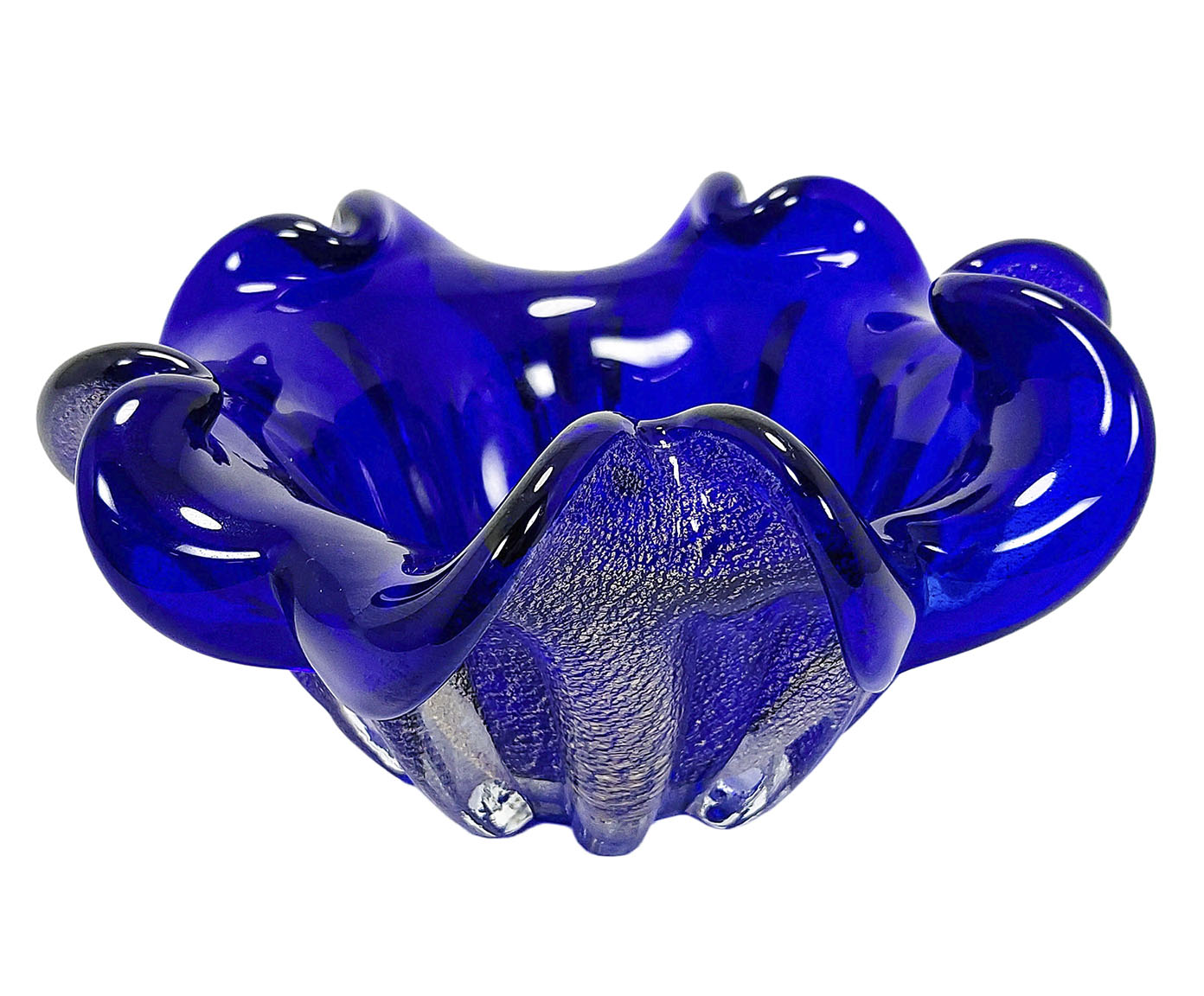 Vaso Decorativo Going Azul Escuro com Dourado image number 0