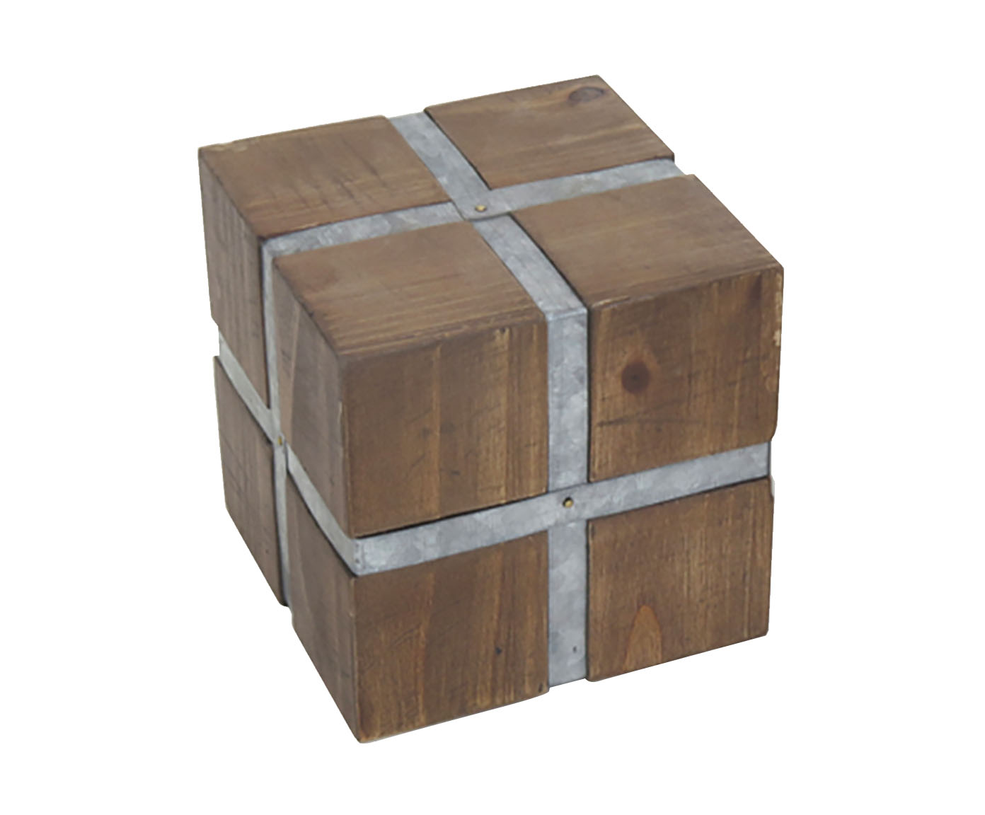 Adorno Cubo Preto e Cinza image number 0