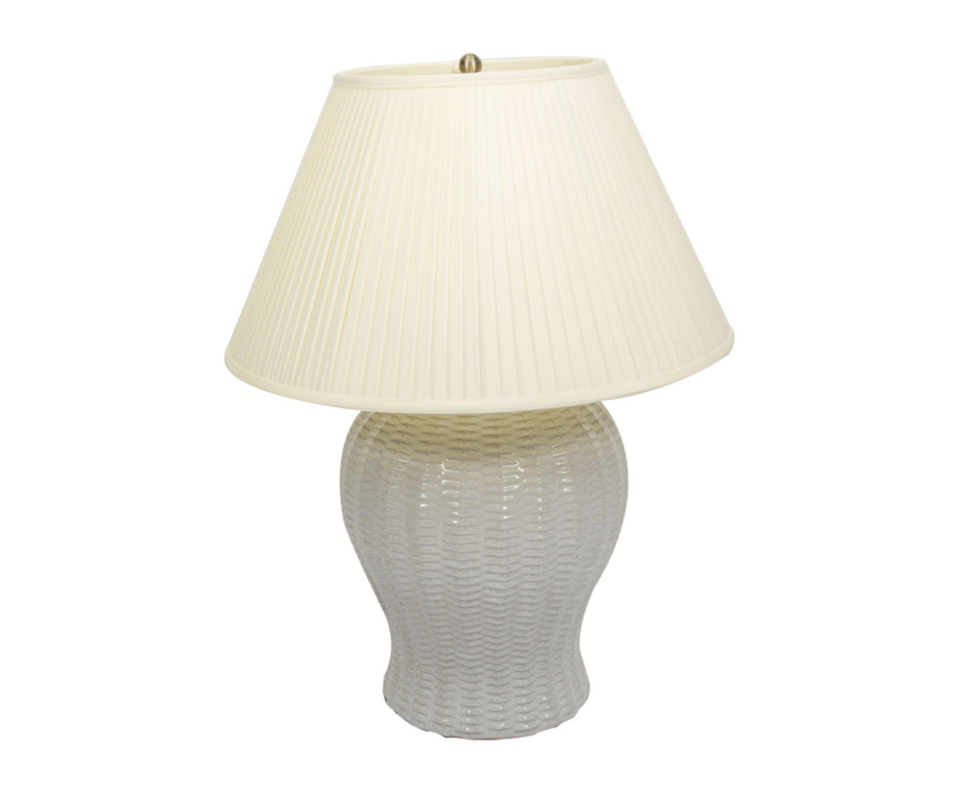 Abajur em Porcelana Marlo Branco image number 0