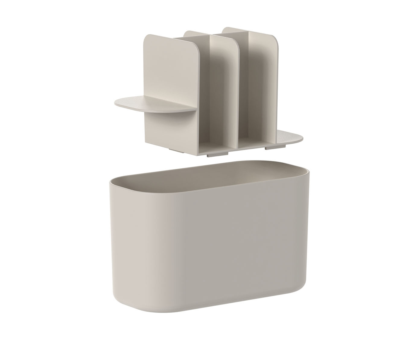 Organizador de Maquiagem Bold Bege image number 2