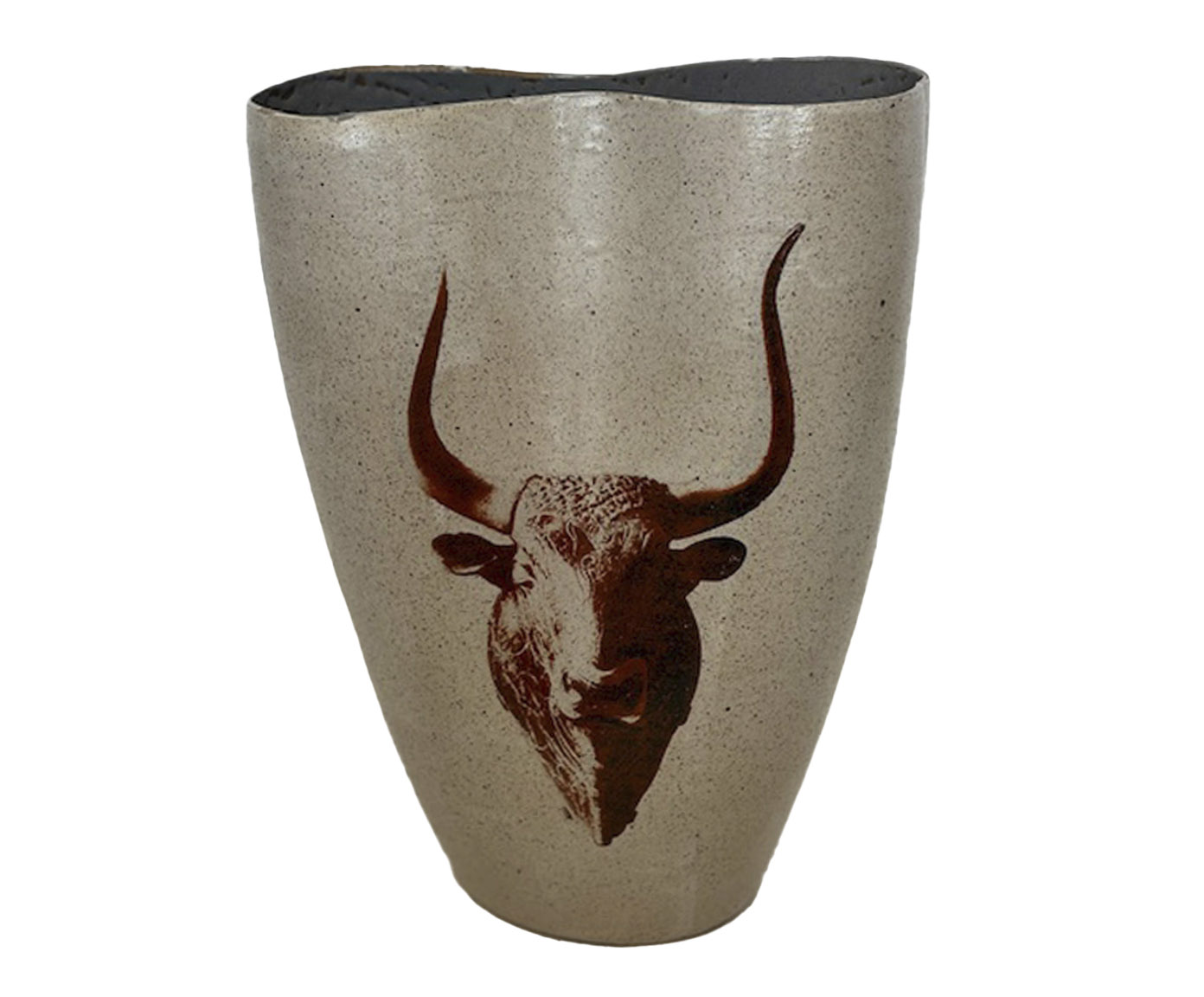 Vaso Infinito Minotauro Cer&acirc;mica Bege image number 0