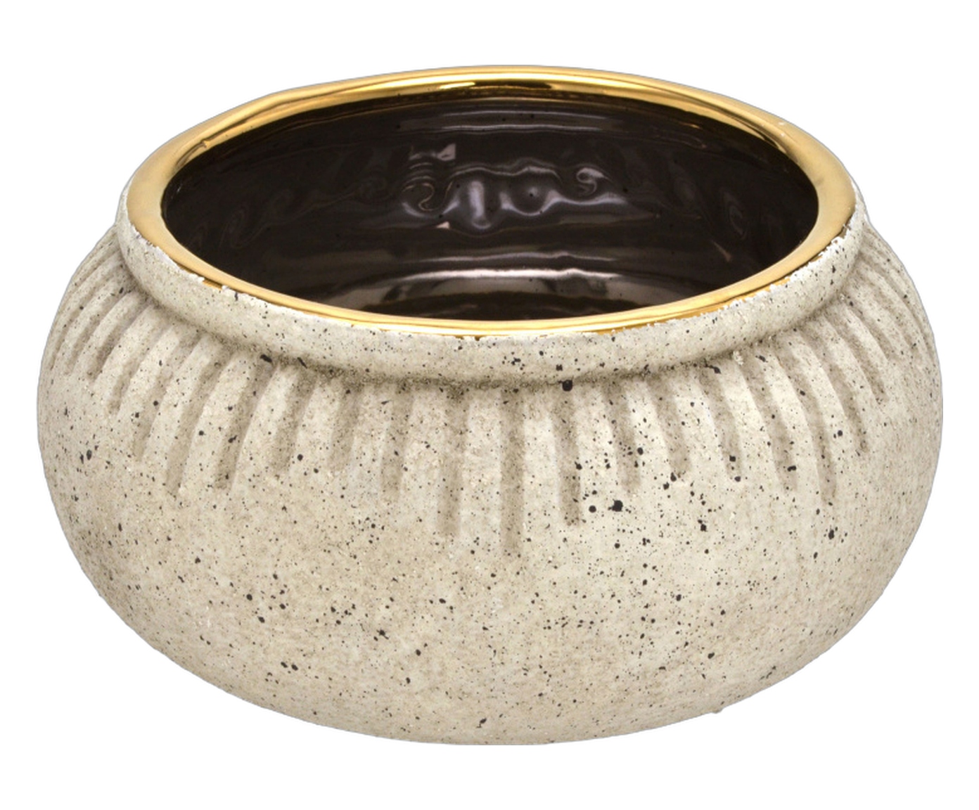 Vaso Decorativo Calyx Cinza image number 0