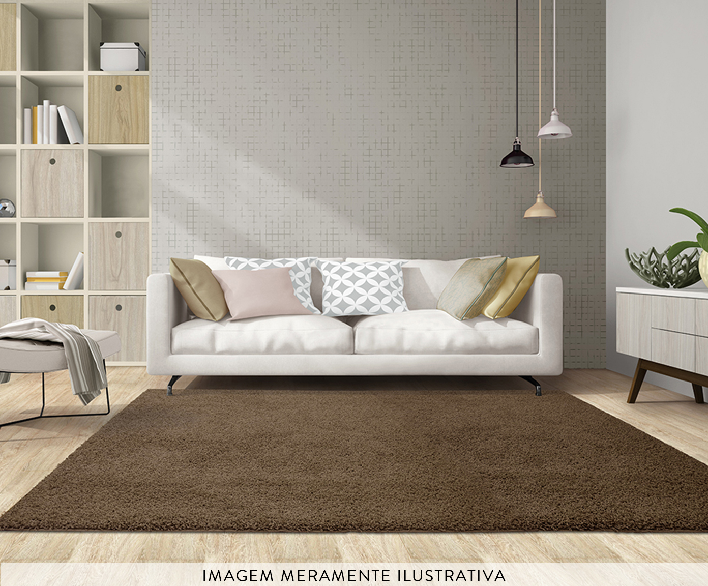 Tapete Tufting Clemant Nori Marrom image number 4