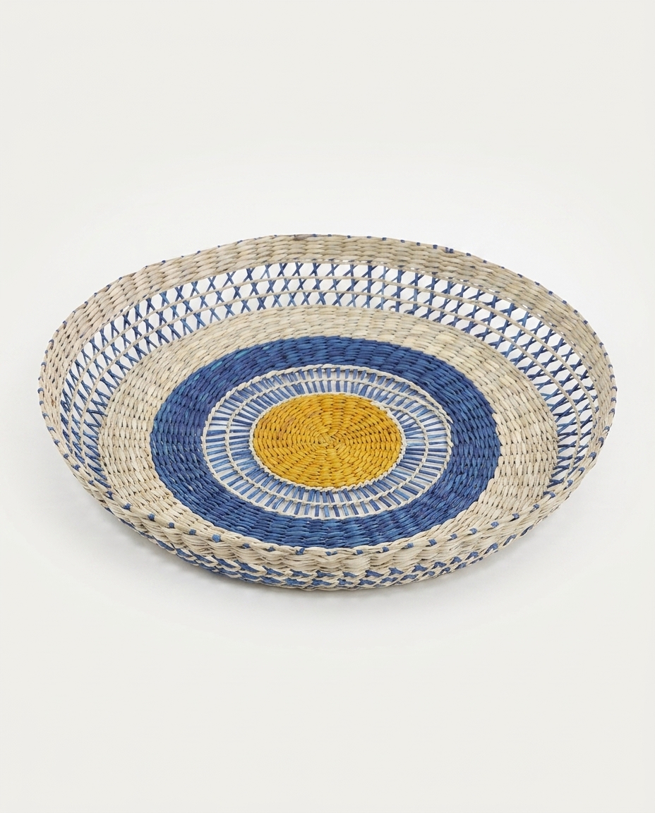 Cesta em Sea Grass Sunrise II Azul - image 1