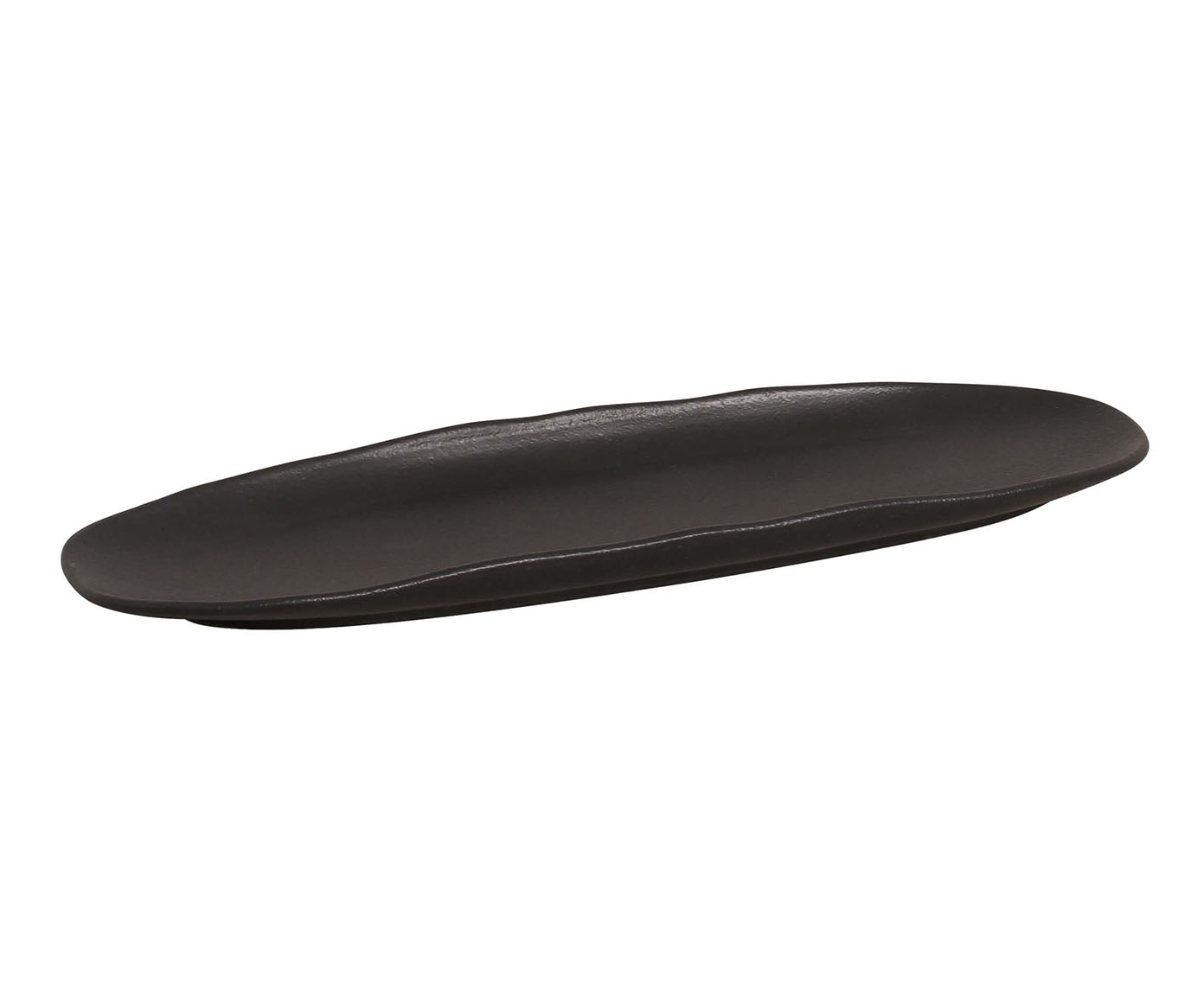 Jogo de Travessas Oval Rasa Org&acirc;nico Preto Matte Preto - image 1