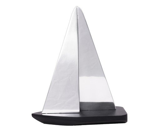 Escultura Caravela Prata - image 0