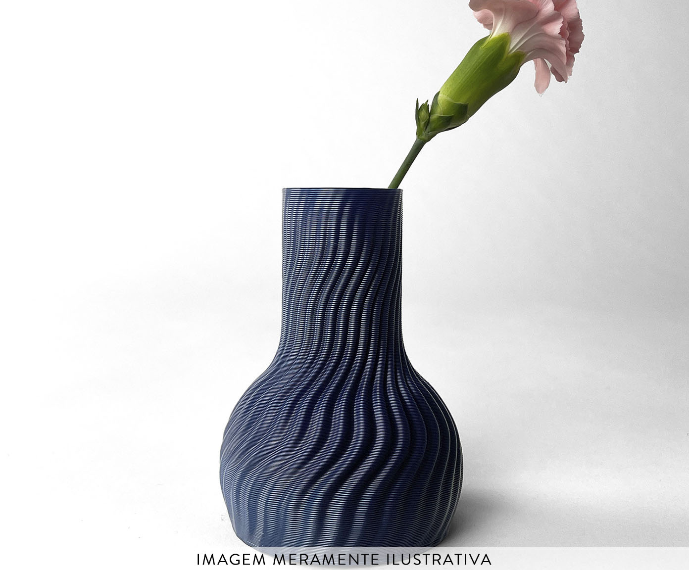 Mini Vaso Onda 2 Azul image number 1