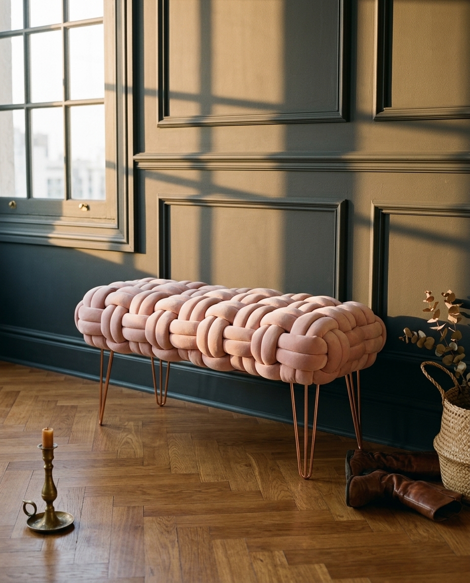 Recamier em Neoprene Casa Rosada Areia image number 5