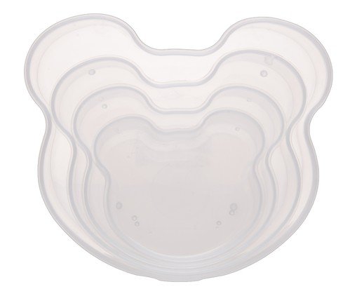 Jogo de Potes para Armazenamento Gato Transparente image number 4