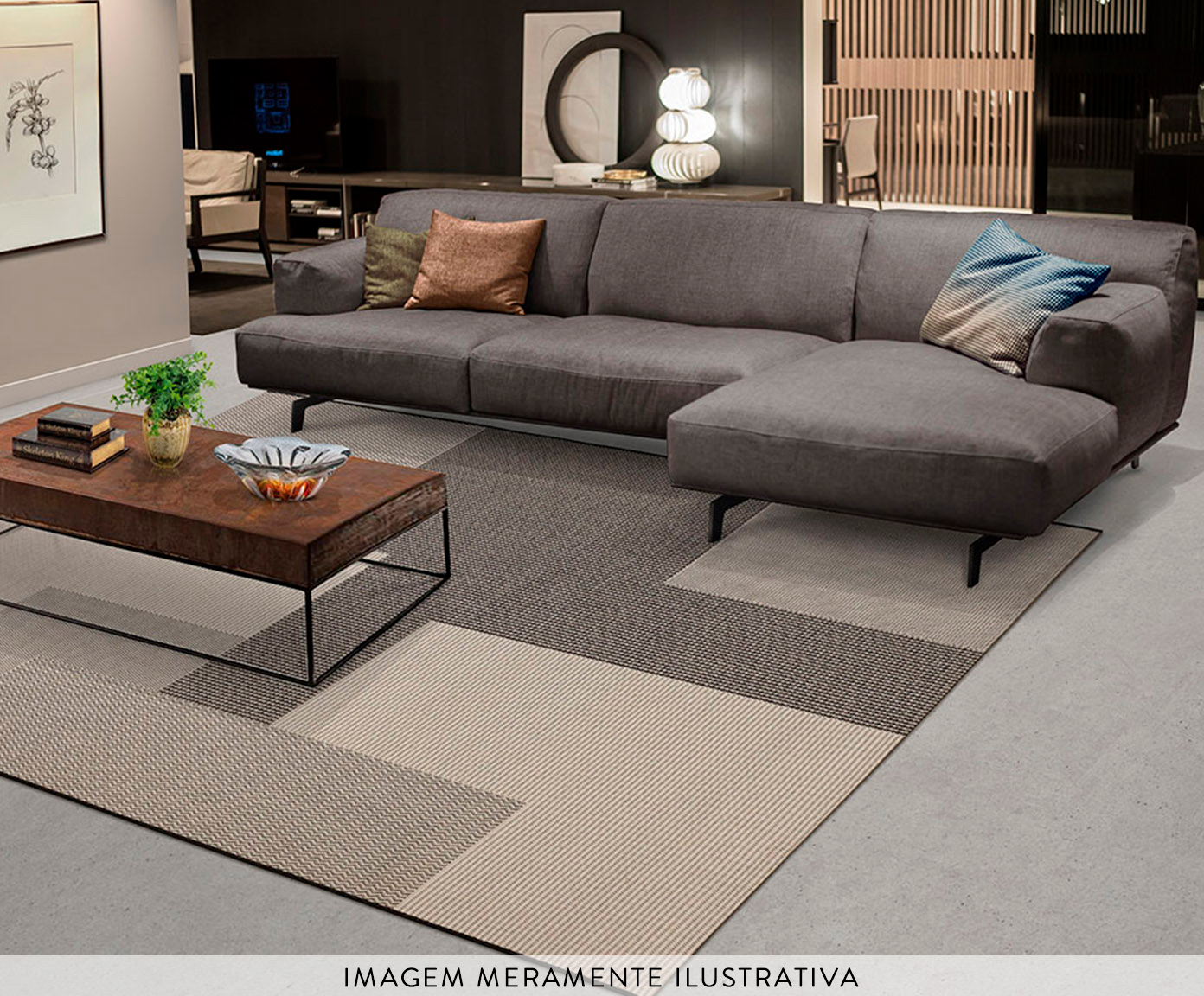 Tapete Art Boucle Quad Bege image number 5