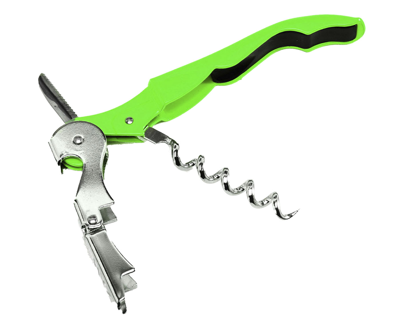 Saca-Rolha em Inox Hera Verde - image 0