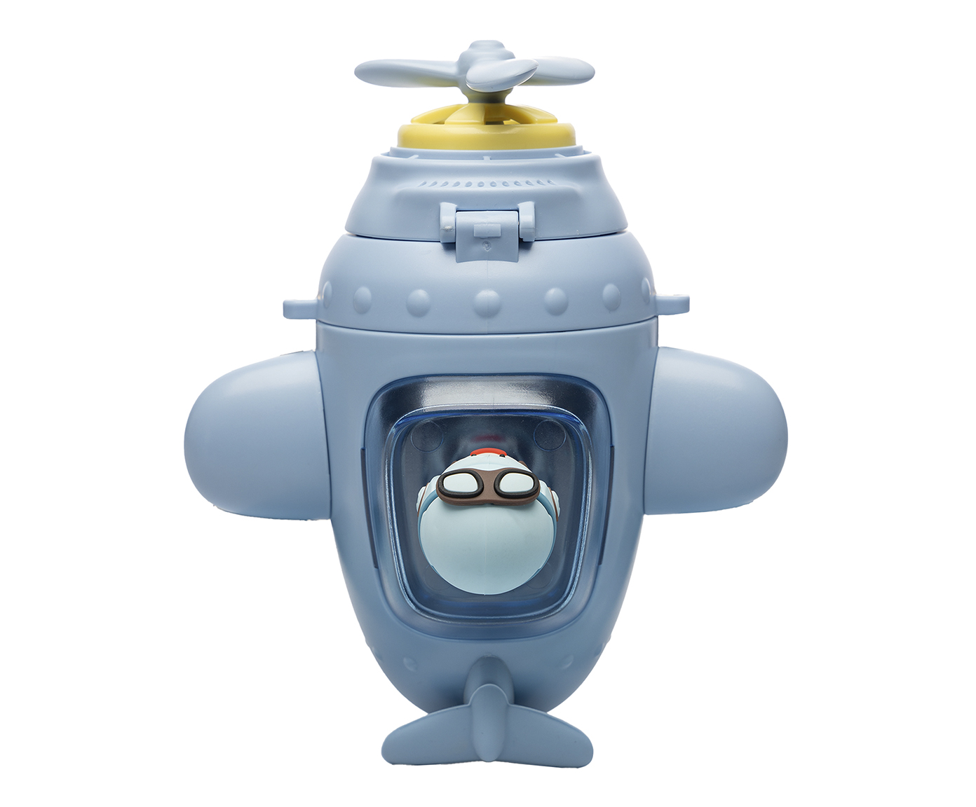 Garrafa Squeeze Infantil Avi&atilde;o Azul image number 2
