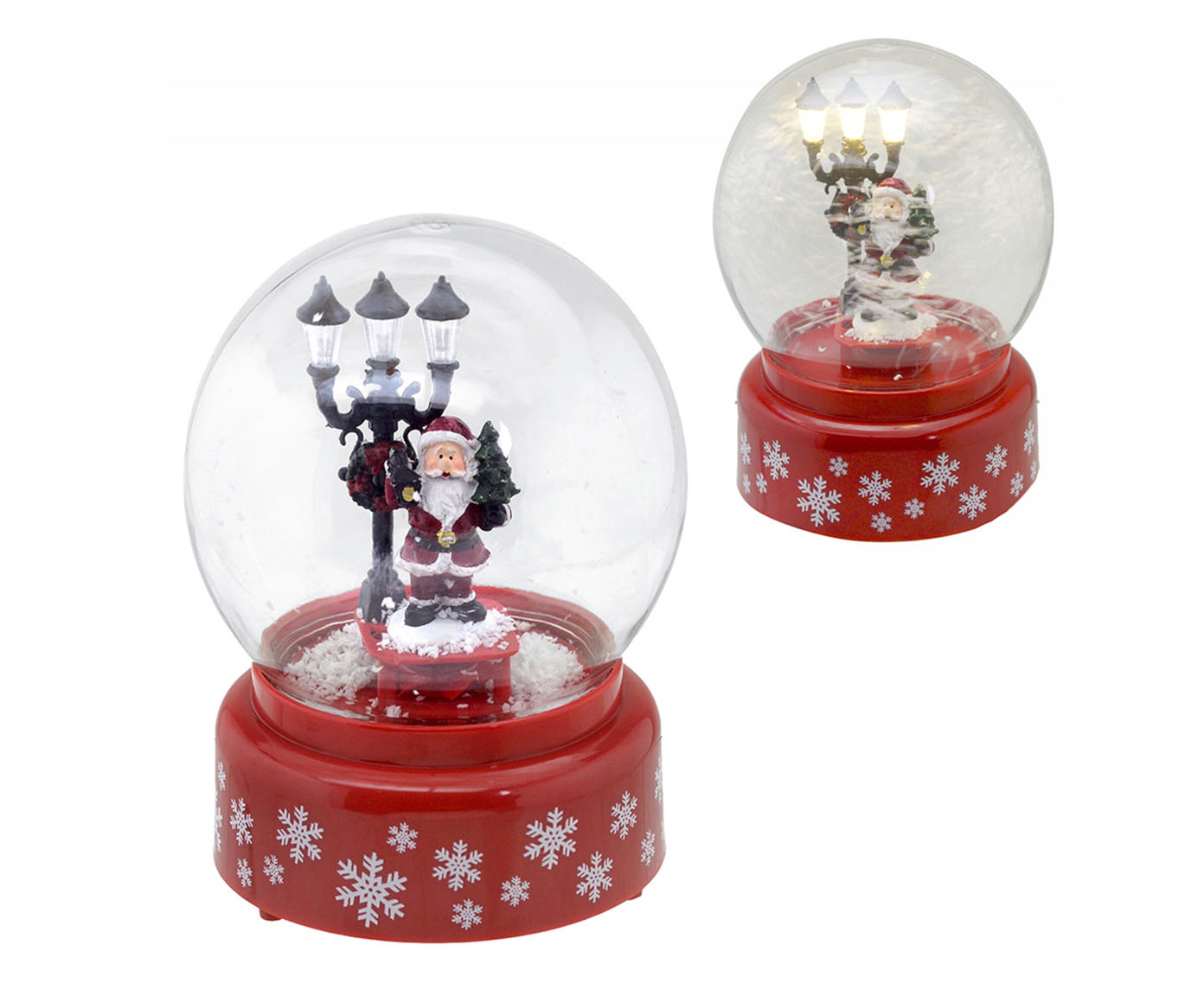 Globo Decorativo Santa Claus Luz e Movimento - 19 cm - image 1
