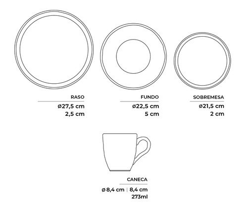 Aparelho de Jantar Bio Latte Off-white image number 7