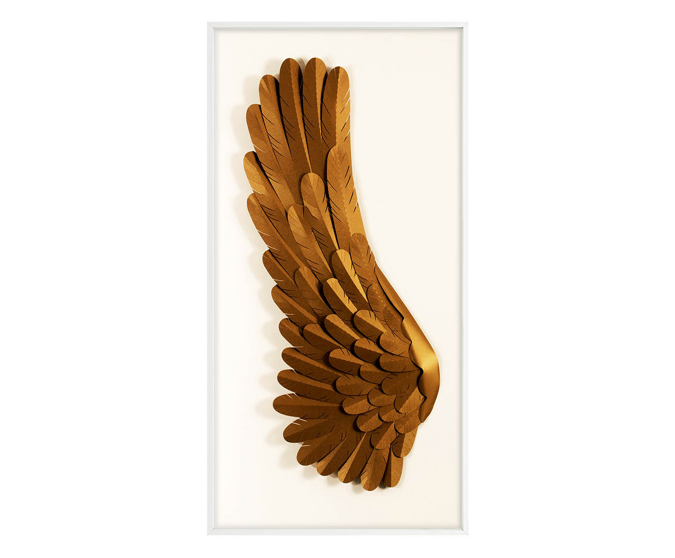 Quadro Asas l - Dourado image number 0