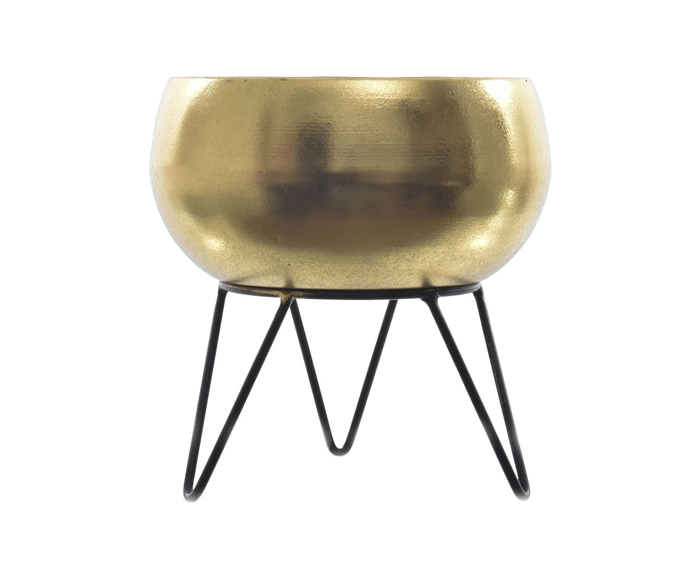Cachepot com Suporte Dourado image number 1
