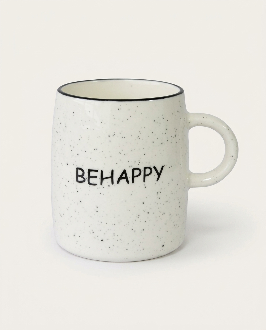 Caneca em Porcelana Be Happy Galite Al Mare - image 0