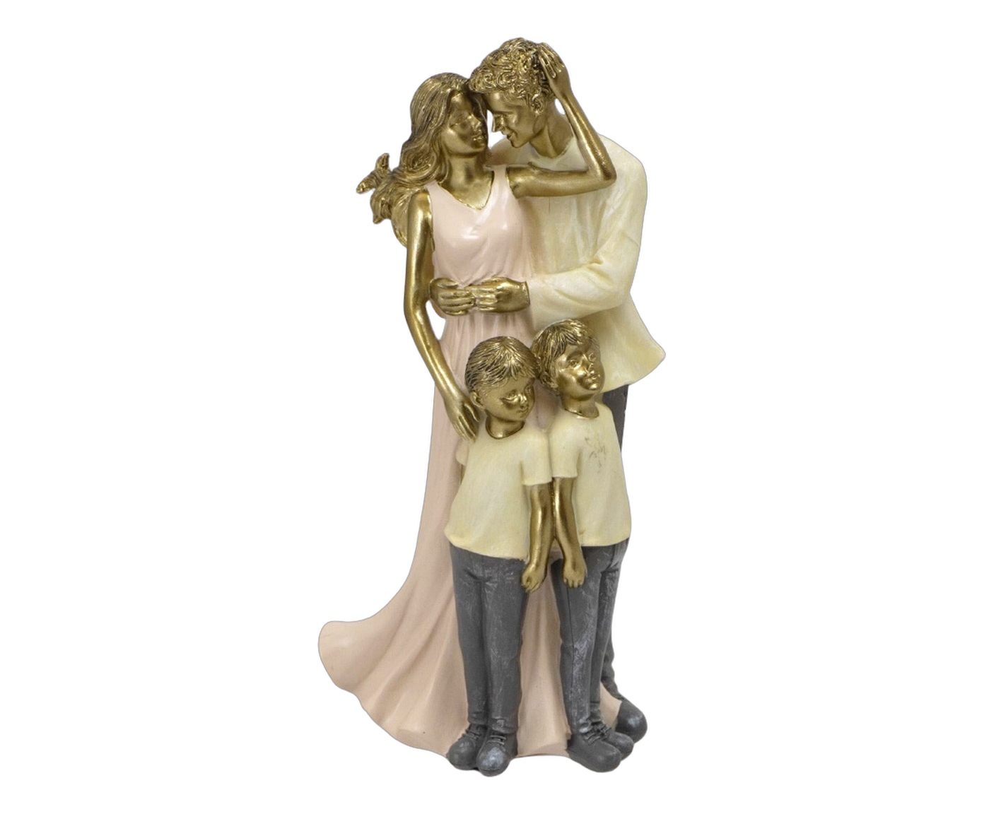 Fam&iacute;lia Decorativa Uni&atilde;o Dourado e Rosa image number 0