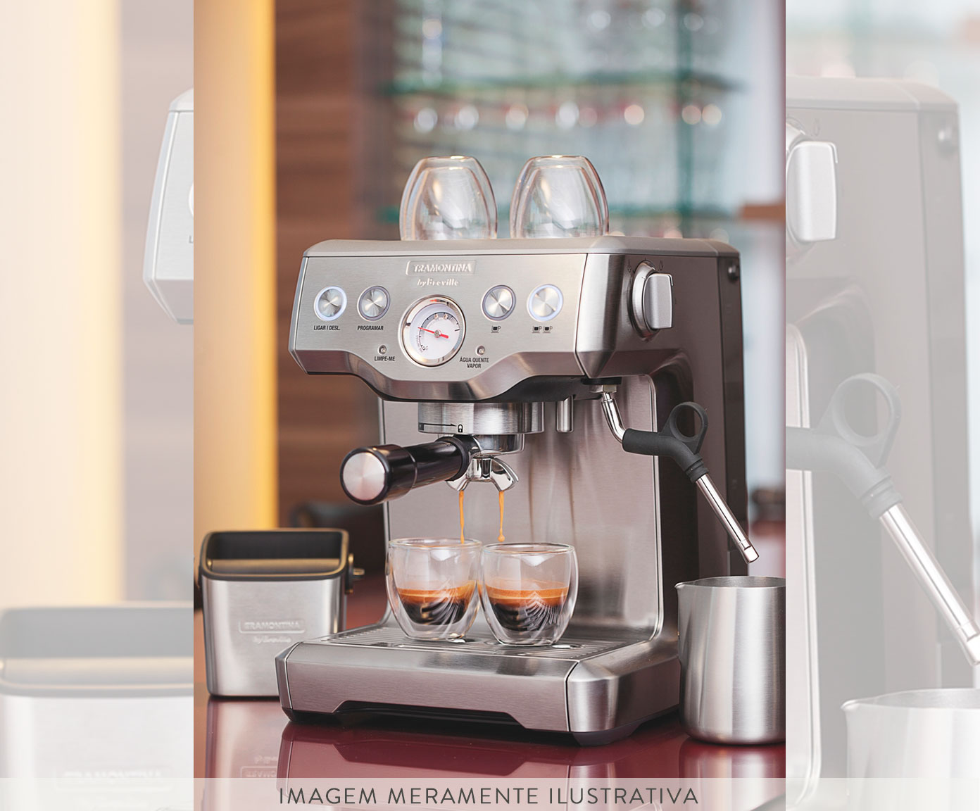Cafeteira El&eacute;trica Express Prata by Breville image number 5