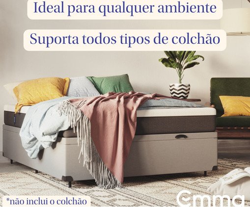 Cama Ba&uacute; Emma + Colch&atilde;o Emma Original Cinza - Solteiro image number 8