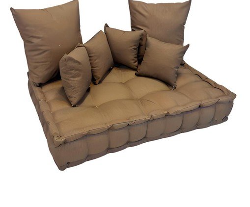 Futon Turco com Almofadas caqui - image 1